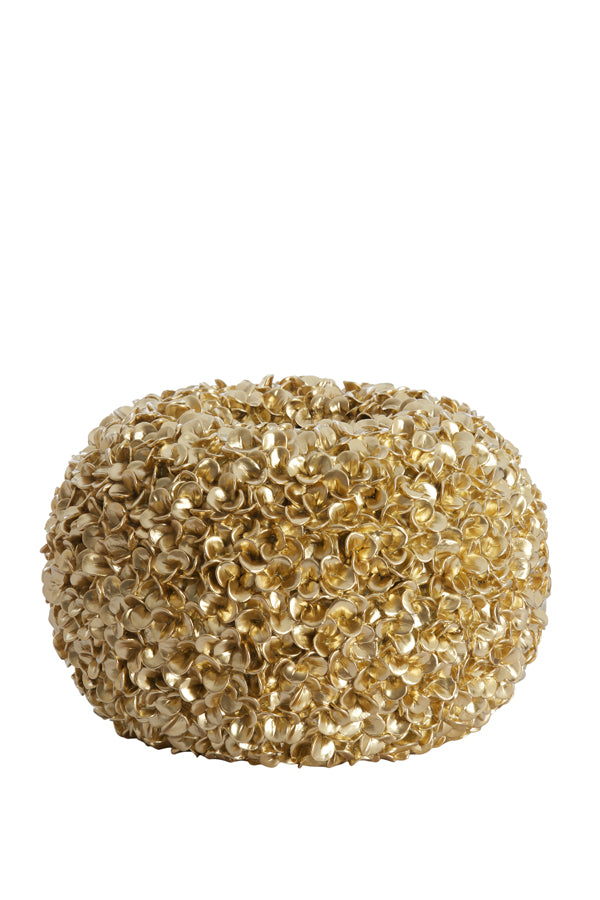 Vase deco 47,5x30 cm PHYLIA gold