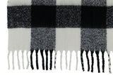 Plaid Tiles Polyester Black/White