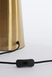 Table lamp 40x53 cm PLEAT glass clear+gold