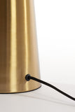 Table lamp 40x53 cm PLEAT glass brown+gold