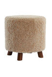 Pouf 40x40 cm POLLY beige+brown