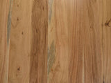 Rechthoekige salontafel Zurich - 130x75x44 - Naturel/zwart - Acacia/metaal