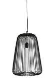 Hanging lamp 35x55 cm RILANU matt black