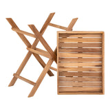 Garcia - Ronda Teak-Tabletttisch - Teak - 29x39x49,5 cm