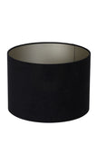 Shade cylinder 30-30-21 cm VELOURS black-taupe