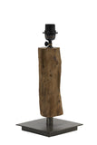 Lamp base 18x18x30-40 cm SIJI natural brown