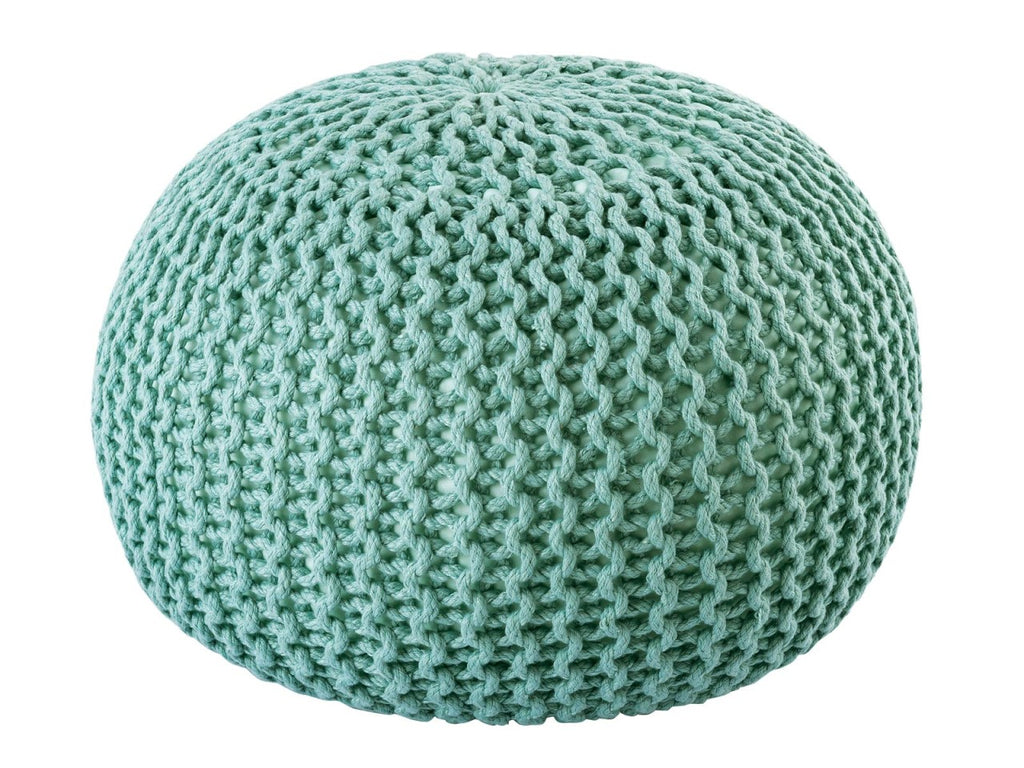 Anna - Sitzpouf - mint - gerecycled plastic - Ø55cm