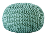 Anna - Sitzpouf - mint - gerecycled plastic - Ø55cm