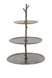 Stand 3 layer 35x31x45 cm TRESA antique bronze