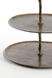 Stand 3 layer 35x31x45 cm TRESA antique bronze