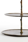 Stand 3 layer 35x31x45 cm TRESA antique bronze