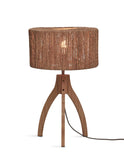 Table lamp Iguazu 3-legs bamboo nat. h.40cm/shade 30x16cm jute - nat.