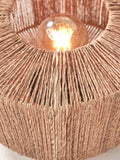 Table lamp Iguazu 3-legs bamboo nat. h.40cm/shade 30x16cm jute - nat.