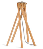 Table lamp Iguazu 5-legs bamboo nat. h.45cm/shade 30x16cm jute - nat.