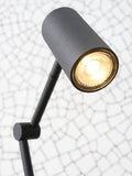 Table lamp iron Montreux h.56 -5cm LED 5W/tube h.11x5 -5cm - black