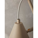 Table lamp Lisbon pointed shade - sand