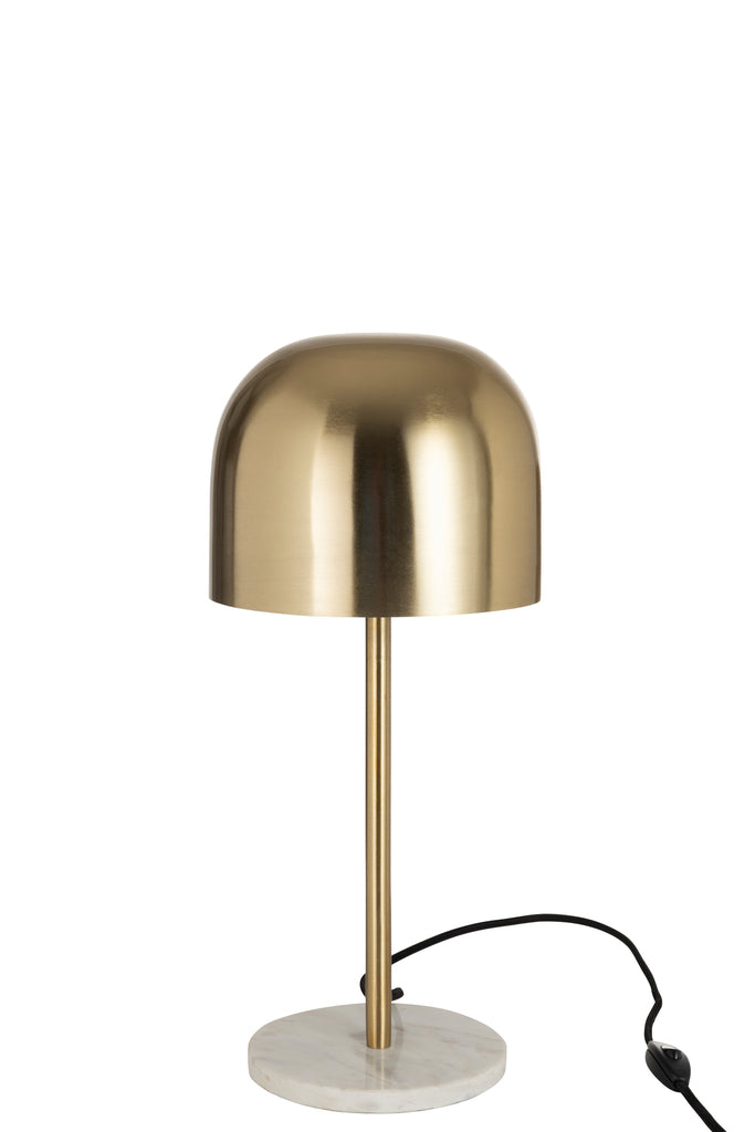 Table Lamp Queen Metal Marble Gold