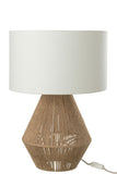 Table Lamp String Jute Natural