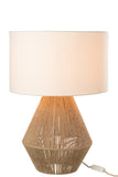 Table Lamp String Jute Natural