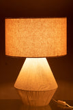 Table Lamp String Jute White