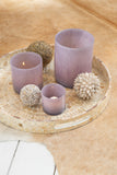 Tealight Holder Jade Light Purple Medium