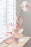 Vase Globes Glass Pink Large