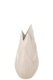 Vase Ibiza Shiny Ceramic Beige Medium