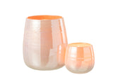 Vase Juliette Glass Orange/Pink Large