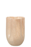 Vase Trikkie Glass Beige