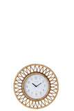 Wall Clock Wonder Rattan/Plywood Natural/White Small