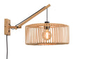 Wall lamp Bromo bamboo nat./shade 40x18cm natural - S