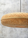 Wall lamp Palawan bamboo bl./shade 60x15cm natural - L