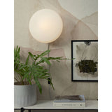 Wall lamp Sapporo glass white/sand - L