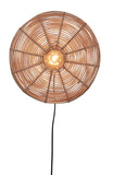 Wall lamp Tanami rattan disc S dia.40xh.10cm - natural