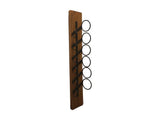 Wandrek voor 6 flessen - Railwood - 20x17x102 - Hangend