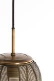 Hanging lamp 3L 36x97 cm YAELLE antique bronze+matt black