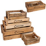 Houten Kratten - Cerveza Kisten - 5 stuks